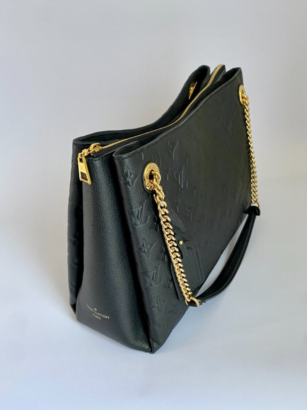 Louis Vuitton Monogram Empreinte Surene MM Black Tote + Box/Receipt - Picture 7 of 16